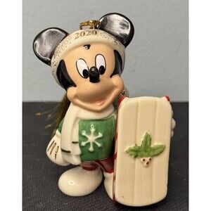 Disney Lenox 2020 Let It Snow Mickey Mouse Ornament